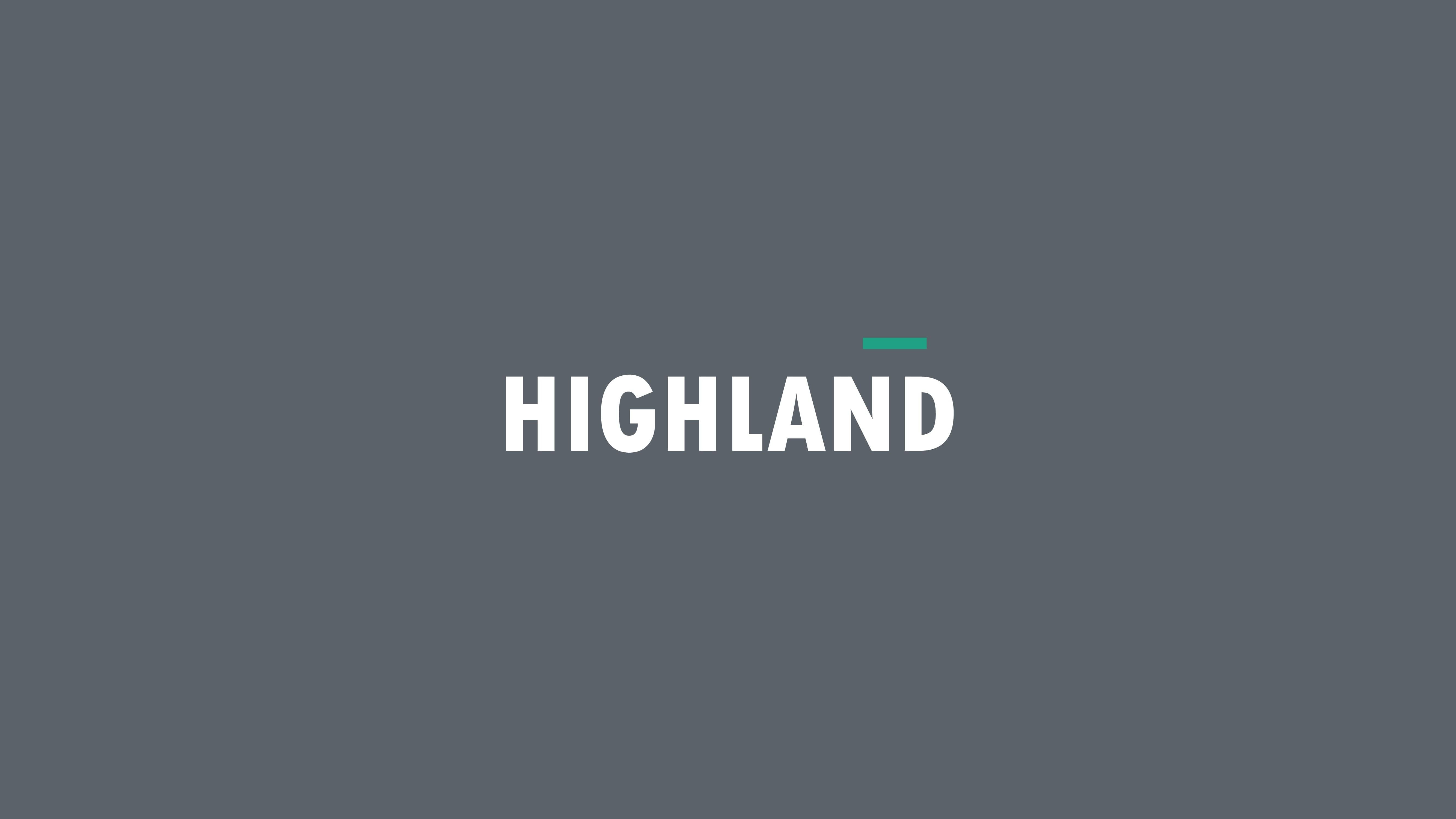 Highland PowerPoint Template Dark